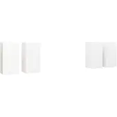 vidaXL Tv-meubelen 4 st 30,5x30x60 cm bewerkt hout wit
