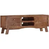 vidaXL Tv-meubel 110x30x40 cm ruw mangohout