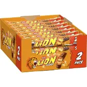Lion Peanut Melkchocolade Repen 2-pack - 28 stuks x 62g