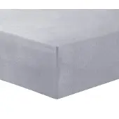 Vision Home Vision - Hoeslaken - FLANEL - Zacht en warm - Grijs - 200 x 200cm met ruime hoek van 30cm - Geschikt voor boxspring matras - 100% katoen Flanel - Oekotex gecertificeerd