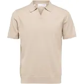 Selected Teller Knit Korte Mouw Poloshirt