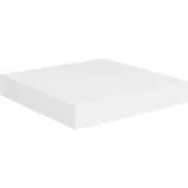 vidaXL Wandschap zwevend 23x23,5x3,8 cm MDF wit