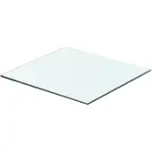 vidaXL Wandschap transparant 40x30 cm glas