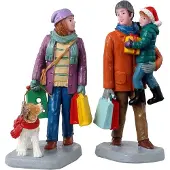 Lemax Holiday shoppers set of 2 kerstfiguur