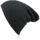 LGT JWLS Beanie Muts in Katoenblend voor Mannen - Donkergrijs
