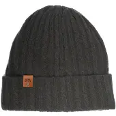 Stone Valley Dames Muts van 100% Wol in Bruin met Kabel Patroon