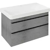 Sapho Sitia wastafelmeubel 80x55x45cm grijs