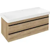 Sapho Sitia wastafelmeubel 105x55x45cm eiken