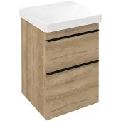 Sapho Sitia wastafelmeubel 50x75x45cm eiken
