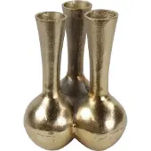 Countryfield Vaas horn metaal l23b24h31cm goud