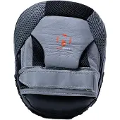 Nihon Focushandschoenen (coaching mitts) | leer |Zwart / Grijs