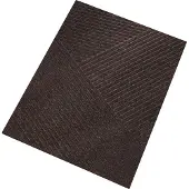 Kleen-Tex Wash & Dry "Dune Stripes Dark Brown" - 45 x 75 cm