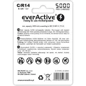 EverActive 2 Stuks - R14 C 5000mAh herlaadbaar Professional