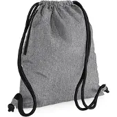Bagbase Icon Gymsac Sporttas - 11 Liter Grey Marl