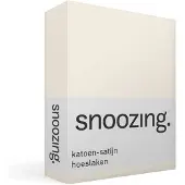 Snoozing katoen-satijn hoeslaken