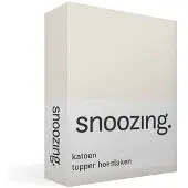 Snoozing katoen topper hoeslaken