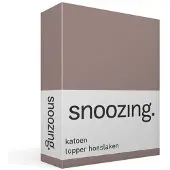 Snoozing katoen topper hoeslaken
