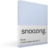 Snoozing flanel kussenslopen (set van 2)