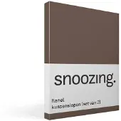 Snoozing flanel kussenslopen (set van 2)