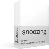 Snoozing katoen molton waterdicht PU topper hoeslaken