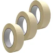 DULA Schilderstape - 3 rollen - 30mm x 50m - Afplaktape - Maskingtape