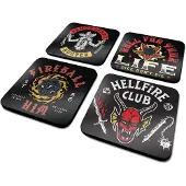Pyramid STRANGER THINGS 4 - Hellfire Club - Official Coaster Pack / Onderzetter