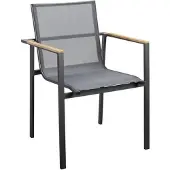 Yoi Tuinstoel Mizu Dark Grey Carbon