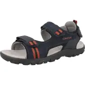 Geox Open schoenen 'J S. Strada A' grijs / oranje