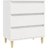 vidaXL Dressoir 60x35x70 cm bewerkt hout wit