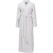Linnick Wafel Badjas Kuitlengte - white - M