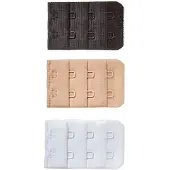 HEMA 3-pak Bh Verlengers (zwart)