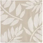 HEMA Theedoek 65x65 Katoen Bladeren Beige (zand)
