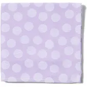 HEMA Theedoek 65x65 katoen lila met stippen (lila)