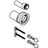 Geberit aan-afv.garn.wandcl. verhogings setje max.25 mm