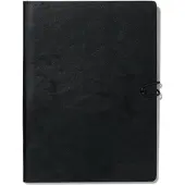 HEMA Notitieboek gelinieerd PU zwart 18.5x25.5