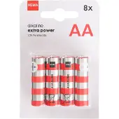 HEMA AA alkaline extra power batterijen - 8 stuks