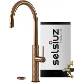 Selsiuz 3-in-1 kokend water kraan met combi extra boiler koper