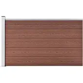 vidaXL Tuinhek van composietmateriaal (WPC), 175x105 cm, bruin