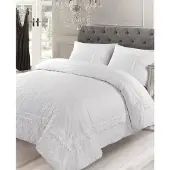 Papillon Dekbedovertrek Parma Wit Percal-140 x 200 / 220 cm | 1-Persoons