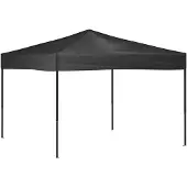 vidaXL Partytent inklapbaar 3x3 m antracietkleurig