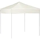 vidaXL Partytent inklapbaar 2x2 m crèmekleurig