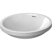 Duravit Architec Vanity onderbouwwastafel 42cm zonder overloop met bevestiging wit