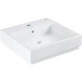 GROHE Cube keramiek opzet wastafel 50x49 kraangat+overl.pureguard wit