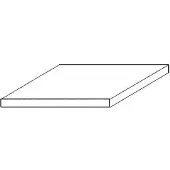 Aztek Platte weiss,15x30cm 2.0mm Dicke (1 stk)