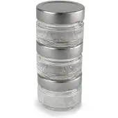 Peugeot 3 glazen reservoirs voor 'Maestro' peperbar & viltstift