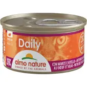 Almo Nature 24x Daily Menu Kattenvoer Nat Mousse Rund 85 gr