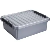 Sunware Q-line box 25 liter metaal/zwart