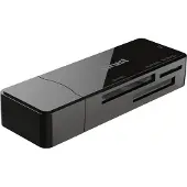 Trust - Nanga | USB 2.0 Kaartlezer | Micro SD Card - SD Card - M2 Card - MS Card | Compact