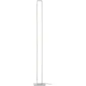 HELL LED-vloerlamp Box, dimbaar, alu / grijs / zink, Woon-/ Eetkamer, Aluminium, Modern, LED vloerlamp