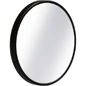 Sjithouse Furniture spiegel rond 40cm mat zwart